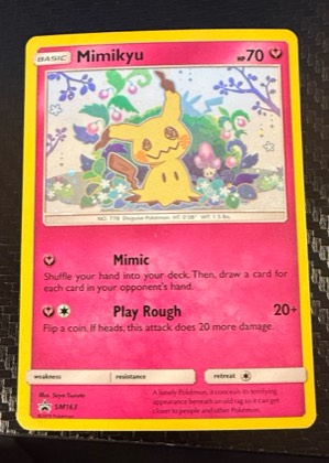 Mimikyu - SM163, graded 9.0