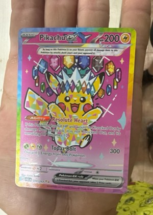 Pikachu ex, graded 9.5