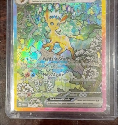 Leafeon ex graded 9