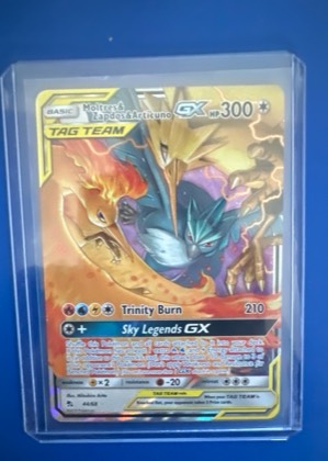 Moltres & Zapdos & Articuno GX, graded 9.0
