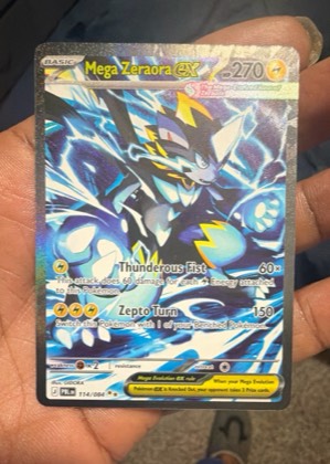 Mega Zeraora ex, graded 9.5