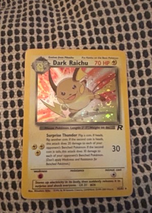 Dark Raichu, graded 4.0