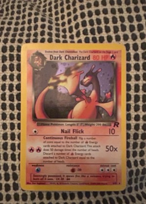 Dark Charizard (4), graded 4.0