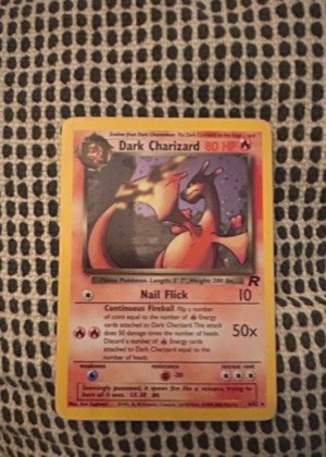 Dark Charizard (4), graded 3.5