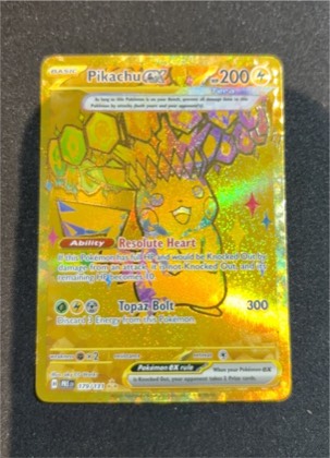 Pikachu ex graded 8
