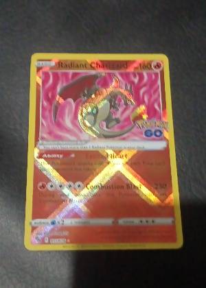 Radiant Charizard, graded 8.0