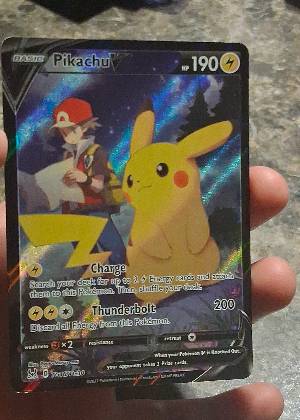 Pikachu V, graded 8.0