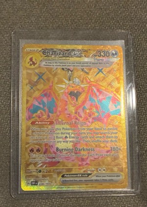 Charizard ex, graded 9.0