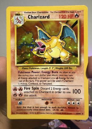 Charizard, graded 9.0