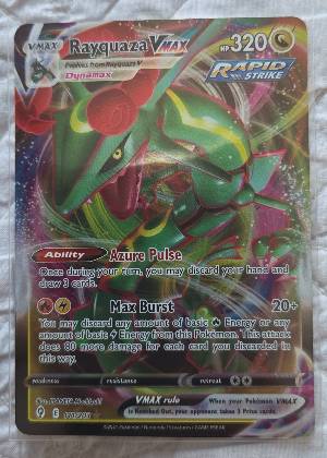 Rayquaza VMAX, graded 9.5