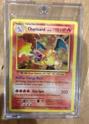 Charizard, graded 9.0