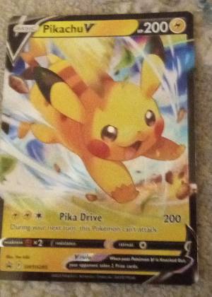 Pikachu V - SWSH285 graded 8.5