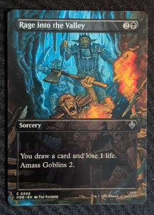 Rage into the Valley (Borderless), graded 9.0
