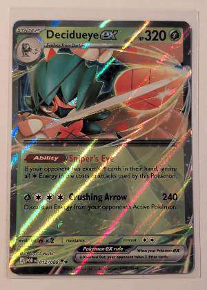 Decidueye ex graded 9