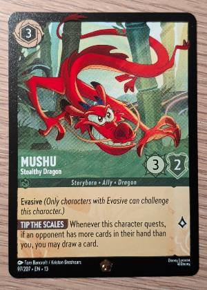 Mushu - Stealthy Dragon, graded 9.5