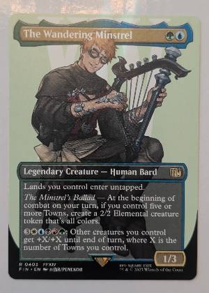 The Wandering Minstrel (Borderless), graded 9.0