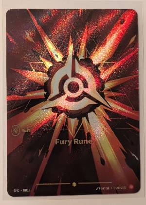 Fury Rune (R01a), graded 9.0