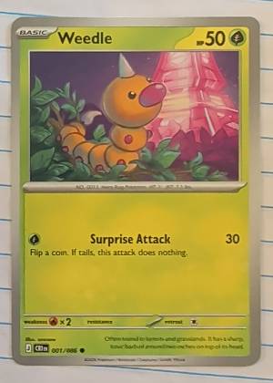 Weedle, graded 9.0