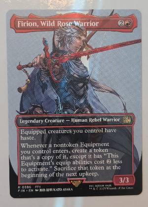 Firion, Wild Rose Warrior (Borderless), graded 9.0