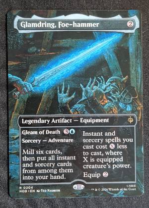 Glamdring, Foe-hammer (Borderless), graded 9.5