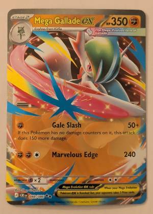 Mega Gallade ex, graded 9.0