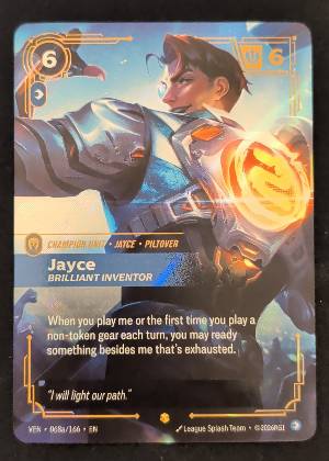 Jayce, Brilliant Inventor (Alternate Art), graded 9.0