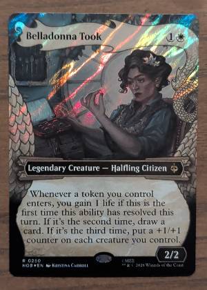 Belladonna Took (Showcase) (Surge Foil), graded 9.5