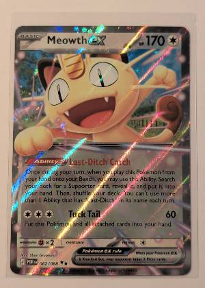 Meowth ex graded 9
