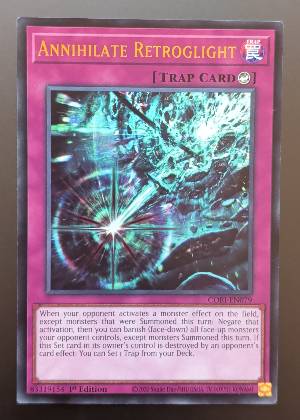 Annihilate Retroglight, graded 9.0