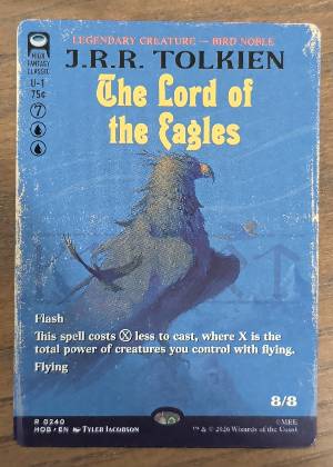 The Lord of the Eagles (Borderless), graded 9.0
