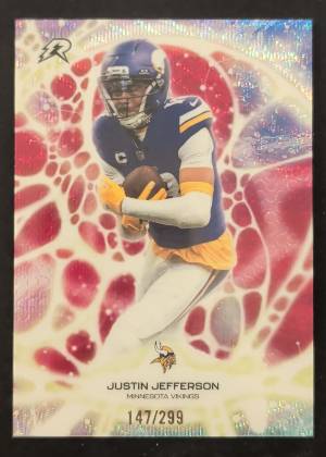 Justin Jefferson, graded 9.5