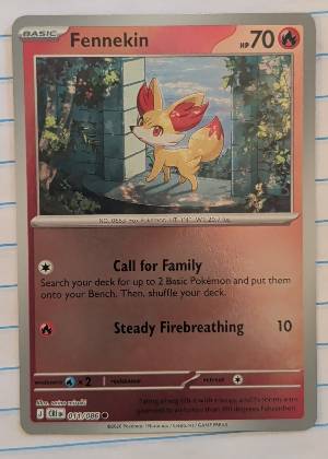 Fennekin, graded 9.5
