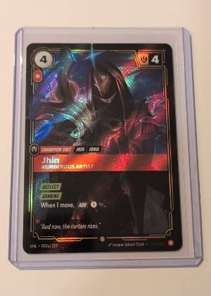 Jhin - Murderous Artist (Alternate Art), graded 9.0