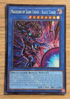 Magician of Dark Chaos - Black Chaos, graded 9.0