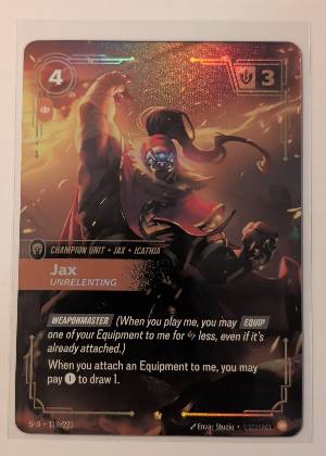 Jax - Unrelenting, graded 9.0