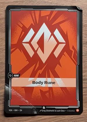 Body Rune, graded 1.0