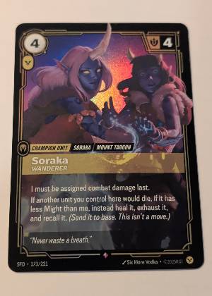Soraka - Wanderer, graded 9.0