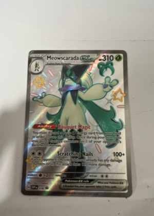 Meowscarada ex - 078, graded 9.0