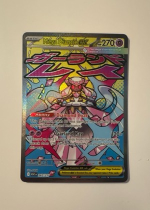 Mega Diancie ex - 267/217 graded 9.5
