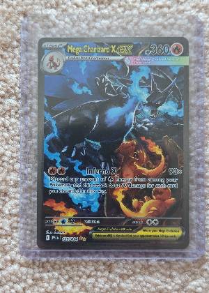 Mega Charizard X ex, graded 9.0