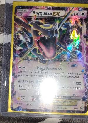 Rayquaza EX, graded 6.5