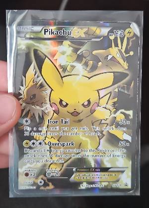 Pikachu EX, graded 7.5