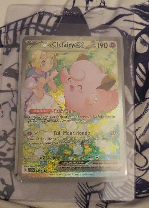 Lillie's Clefairy ex, graded 8.0