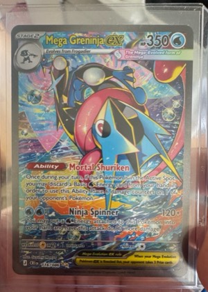Mega Greninja ex, graded 9.0