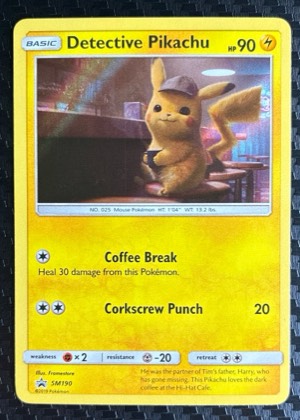 Detective Pikachu, graded 9.5