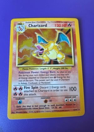 Charizard, graded 7.5