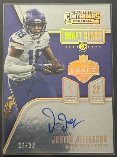 Justin Jefferson, graded 9.0