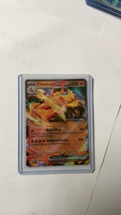 Charizard ex graded 6 & below