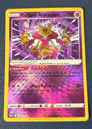 Radiant Alakazam, graded 9.0
