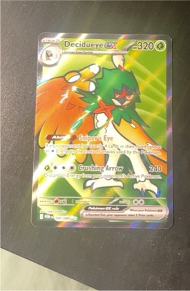Decidueye ex - 100/088 graded 6 & below